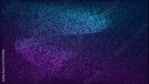 Blue and purple squares background.