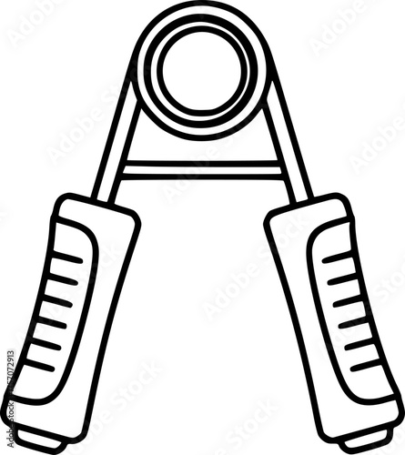 hand grip, vector illustration