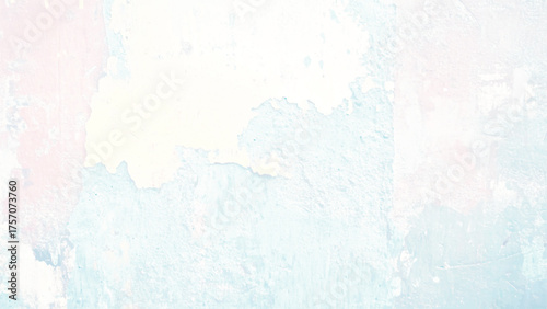 Texture old scratched painted blue wall with scuffs and dirt, Grunge vector texture