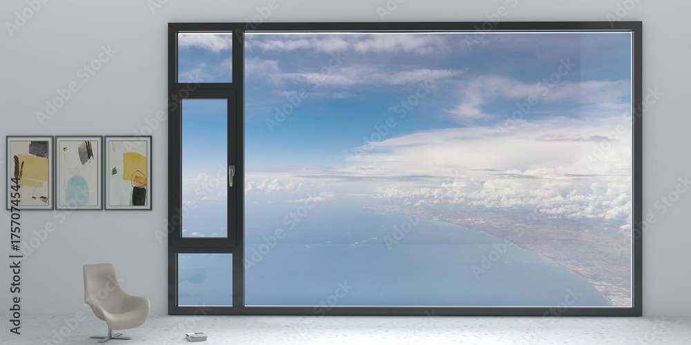 Fototapeta premium open window in the sky