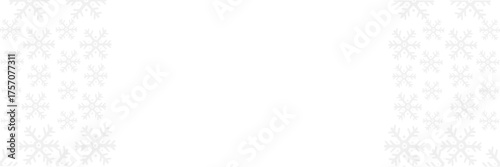 White Christmas background with subtle snowflakes. Festive background featuring faint snowflake patterns, perfect for Christmas designs, holiday greeting cards, or seasonal marketing materials. 


