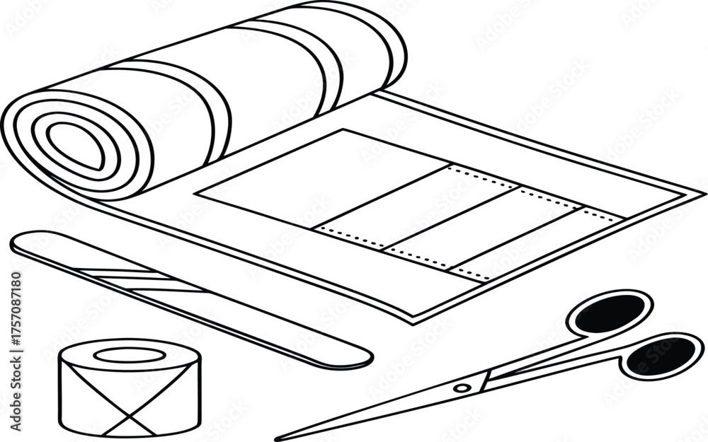 Fototapeta premium drawing of a house