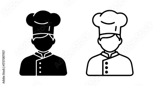Chef icon with transparent background