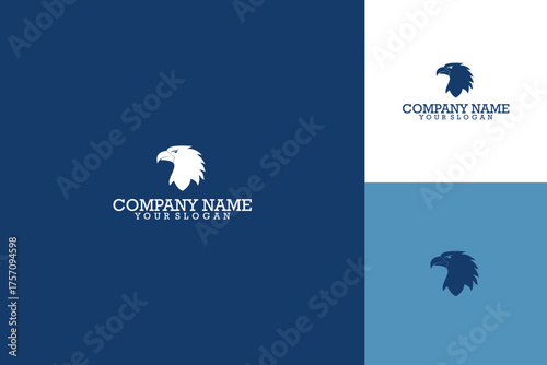 Eagle Head Logo Design for Business Symbol of Strength and Freedom.