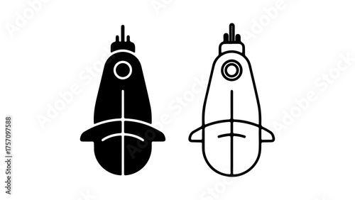 Rocket ship icon with transparent background