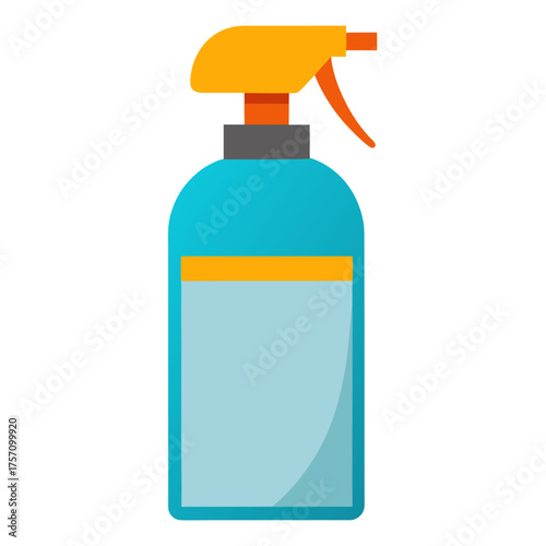 plastic bottle with detergent