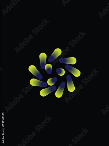 white flowers on black background