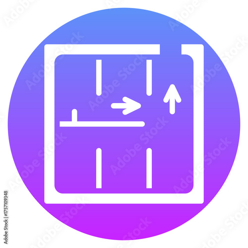 Evacuation Plan Icon