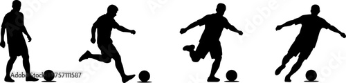 Set of soccer