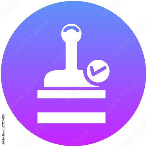 Approval Stamp Icon