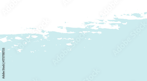 A serene backdrop showcases a soft blend of light blue and white, creating a calming gradient effect with cloud-like textures that evoke a sense of gentle tranquility and space