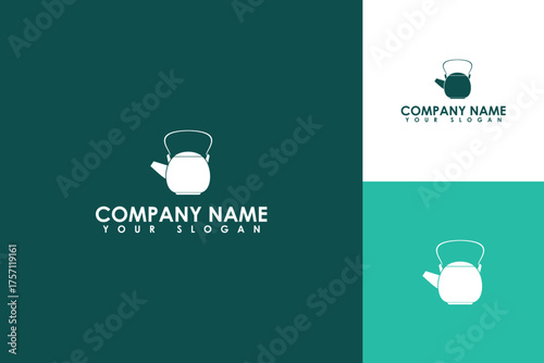 Elegant Teapot Logo Design for Tea Brands and Cafes.