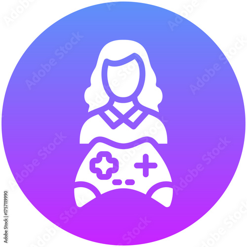Gamer Female Icon