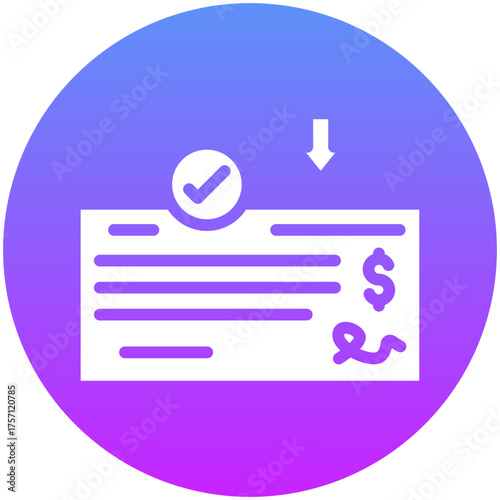 Cheque Deposit Icon