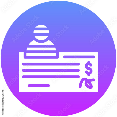 Cheque Fraud Icon