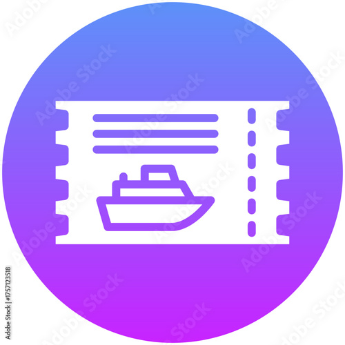 Cruise Ticket Icon