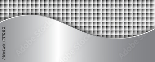 Metal textured steel background. Perforated metal sheet. Vector