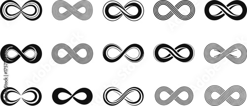 Elegant Infinity Symbol Collection: Mobius Loop Designs for Timeless Concepts, Endless Possibilities, and Limitless Potential in Mathematics, Science, Business, and Spiritual Growth - Minimalist Graph