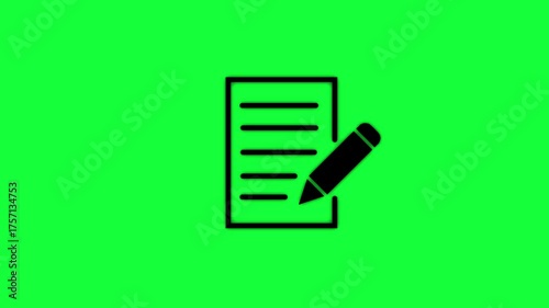 beautiful check list icon isolated , thin line , Documents list icon, Business Documents icon, pen icon.