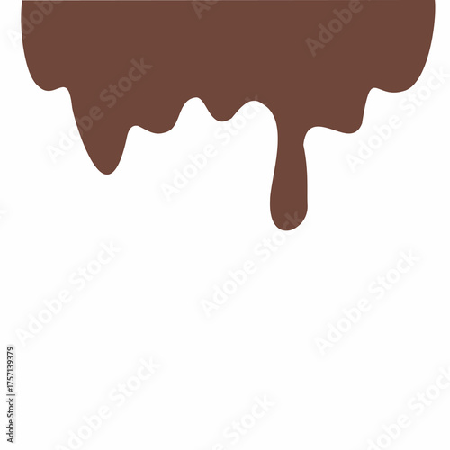 chocolate drip vector, choco melted, hot cocoa flow, sweet dessert vector, milk drop illustration, brown liquid wave, melting chocolate cartoon,