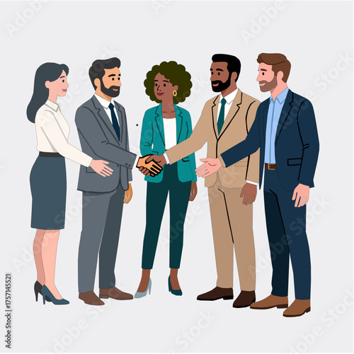 group of business people