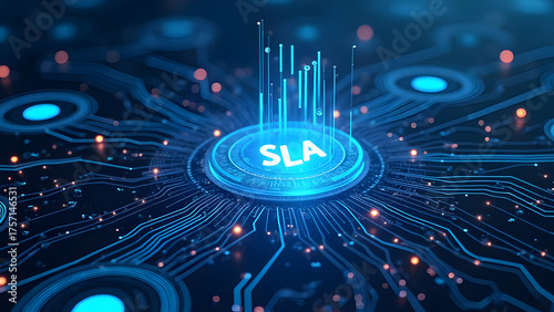 SLA risk prediction and action