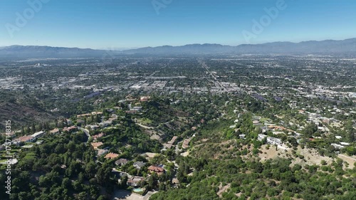 Wallpaper Mural San Fernando Valley Aerial Shot of Sherman Oaks from Beverly Hills L Torontodigital.ca