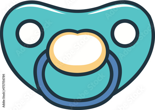 Minimal vector of a baby pacifier