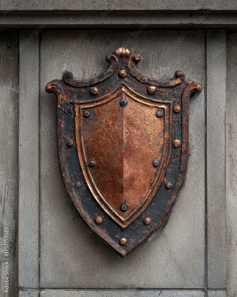 Fototapeta premium Copper Theft. Shield Marked with Warning Signs for Station Transformation
