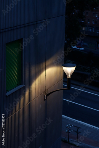 Street lamp at night