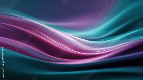 Abstract digital art with flowing waves and smooth textures