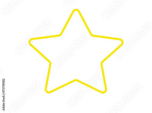  star vector logo. alone star. vector illustration
