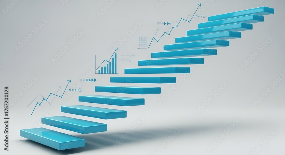 Obraz premium Success Ladder