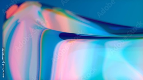 abstract colorful background (loop) with depth of field