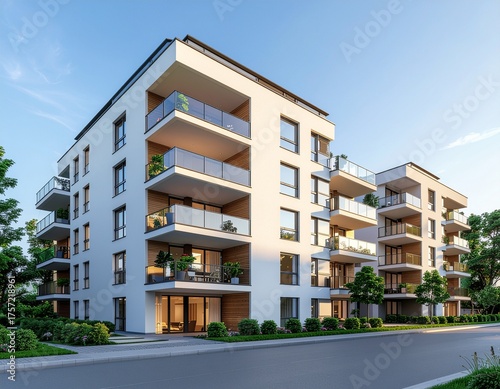 modern apartment building