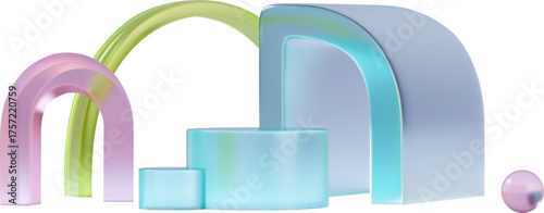 Glass Cylinder Pedestal