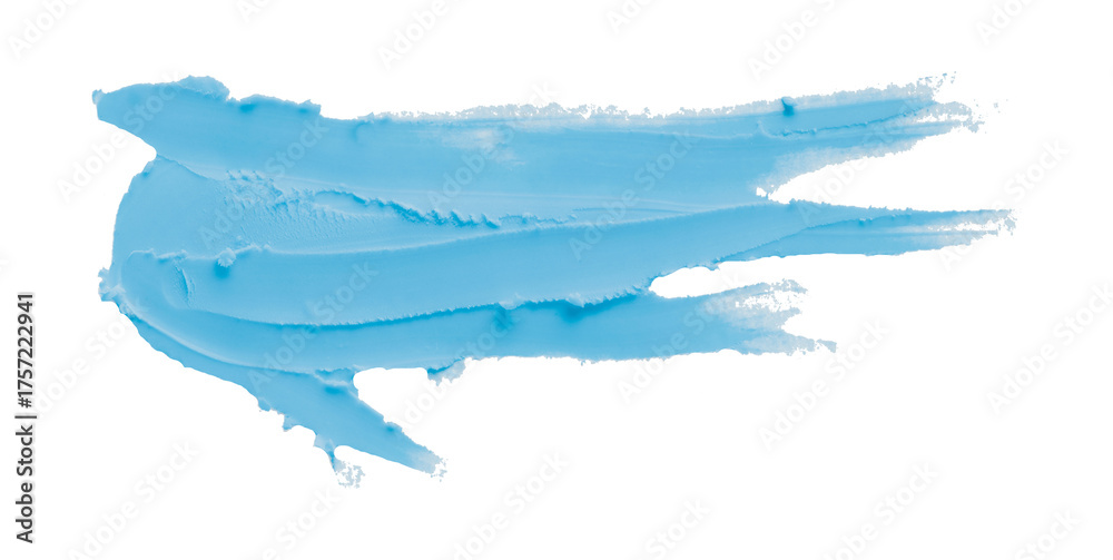 Obraz premium Light blue clay texture on a transparent background.