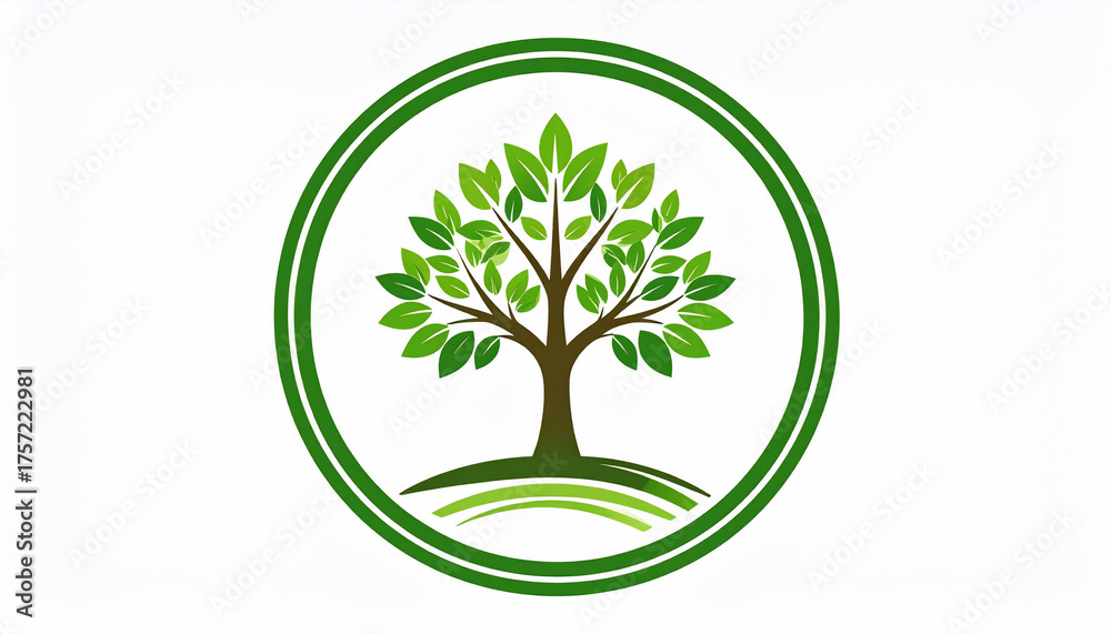 Obraz premium Tree Logo, Nature, Environment