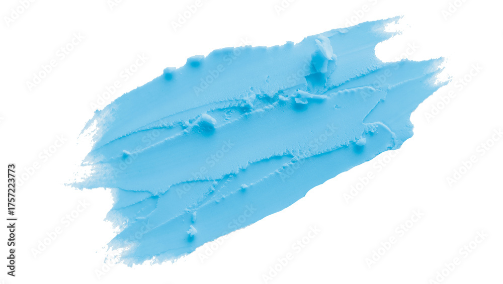 Fototapeta premium Light blue clay texture on a transparent background.