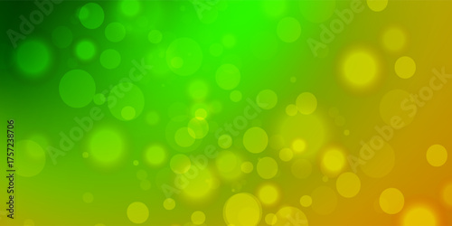 Light green, red vector layout with circle shapes. Colorful illustration with gradient dots in nature style. Pattern for websites.eps 10