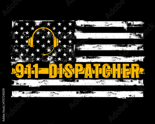 911 Dispatchers Flag