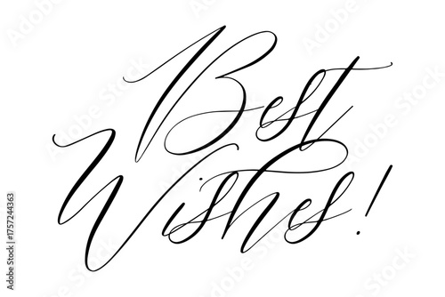 Best Wishes - The phrase "Best Wishes" on white background
