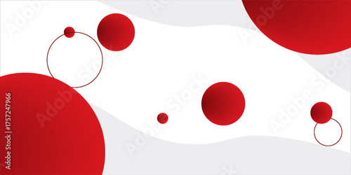 Minimal red geometric background. Eps10 vector