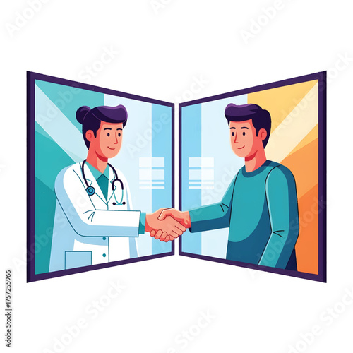 Virtual Handshake Telemedicine Bond