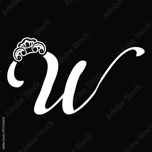 W monogram, letter W, W logo, W initial, monogram design, elegant W, modern W, vintage W, cursive W, calligraphy W, bold W, decorative W, minimalist W, luxury W, artistic W, floral W, handwritten W