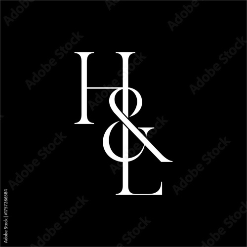 An elegant, interlocking 'H&L' serif monogram. The classic vertical structure conveys timeless professionalism, heritage, and luxury. Ideal for law, hospitality, or consulting.