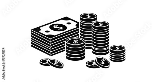 Invest in your success with bold money graphics, showing wealth and financial growth potential for entrepreneurs and businesses seeking investment solutions