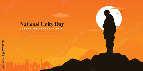 National Unity Day vector design, Sardar Vallabhbhai Patel.