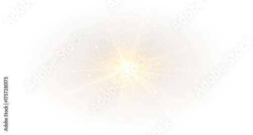 Golden festive illumination