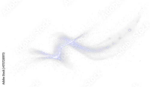 Cosmic dust particles create a mesmerizing vortex light effect, highlighting stars and nebulae as a PNG overlay